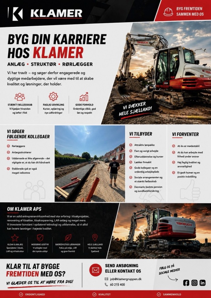 Vi søger nye medarbejdeere